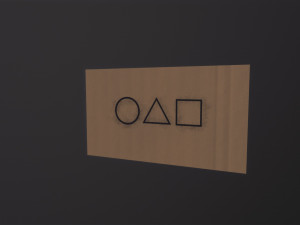 Squid Game Invitation Card 3Dモデル