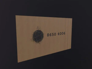 Squid Game Invitation Card 3D Model