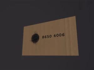 Squid Game Invitation Card 3D Model