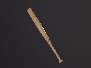 卡通棒球棒 3D 模型