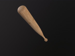 卡通棒球棒 3D 模型