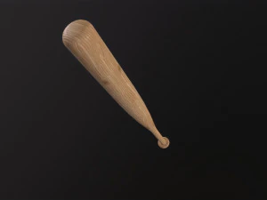 Cartoony Baseball Bat 3D Model
