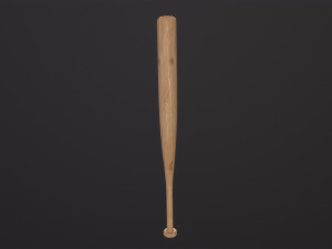 卡通棒球棒 3D 模型