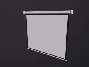 Projector Screen 3D Model