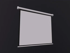 Projector Screen 3D Model