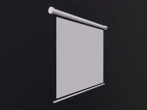 Projector Screen 3D Model