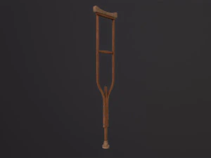 Crutches 3D Model