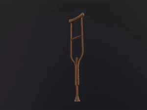 Crutches 3D Model