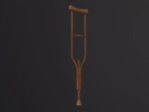 Crutches 3D Model
