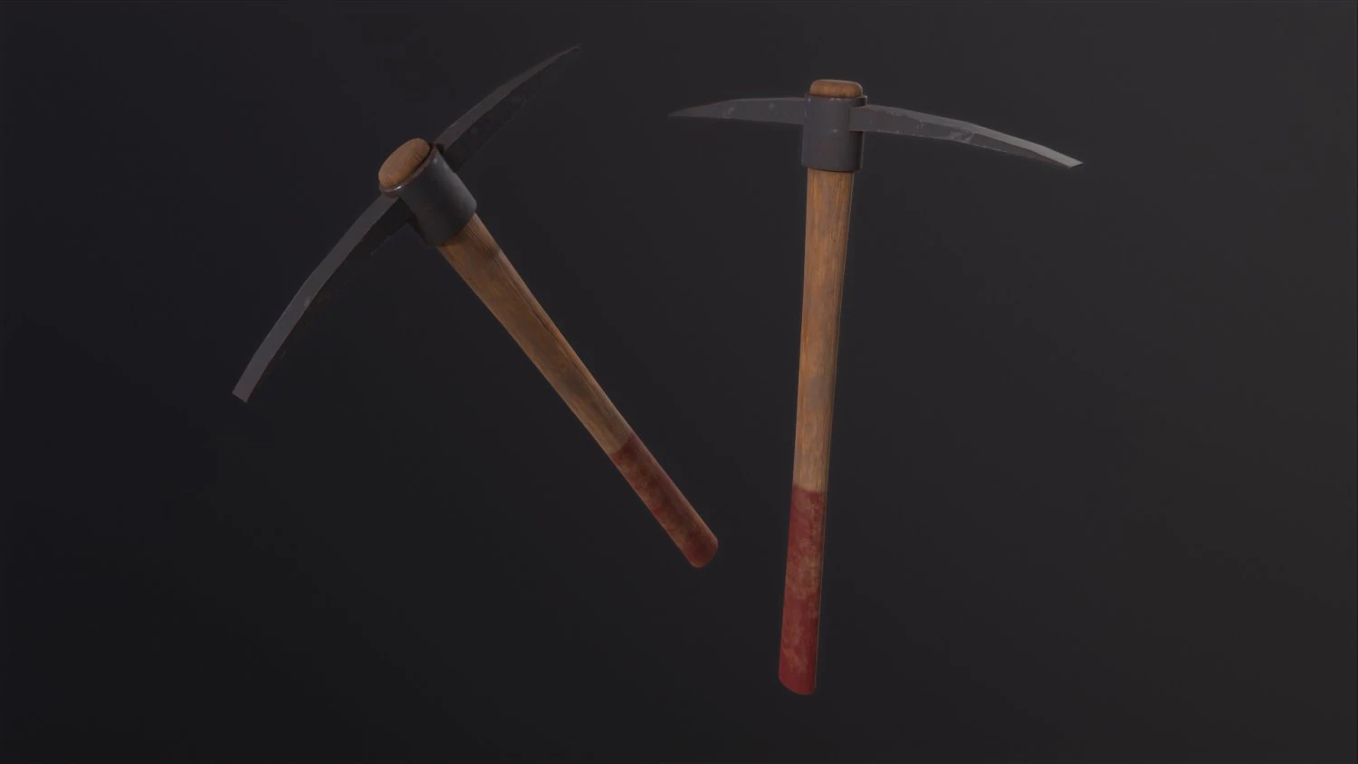 Pickaxe 3D Model .c4d .max .obj .3ds .fbx .stl .blend 