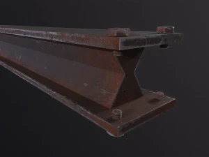 金属梁工場 3Dモデル