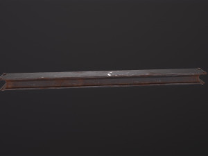 Metal beam Factory 3D Model
