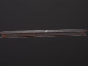 Metal beam Factory 3D Model
