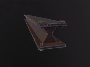 Metal beam Factory 3D Model