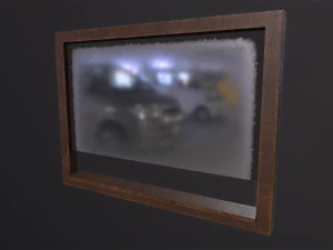 Window Old Reception 3D Model