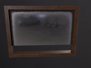 Window Old Reception 3D Model