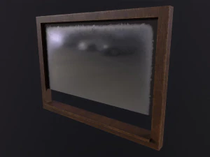 Window Old Reception 3D Model