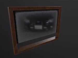 Window Old Reception 3D Model