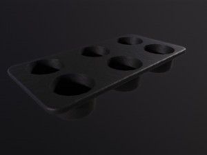 Muffin Pan 3D Model