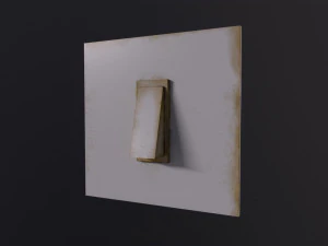 Old Light Switch 3D Model