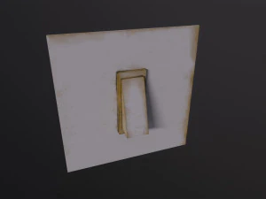 Old Light Switch 3D Model