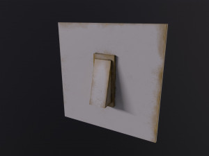 Old Light Switch Model 3D
