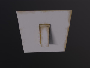 Old Light Switch Model 3D