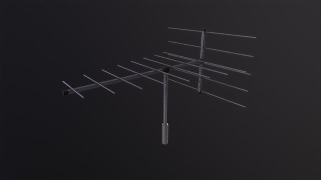 Antenna tv 3Dモデル .c4d .max .obj .3ds .fbx .stl .blend 