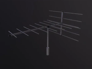 Antennenfernseher 3D Modell