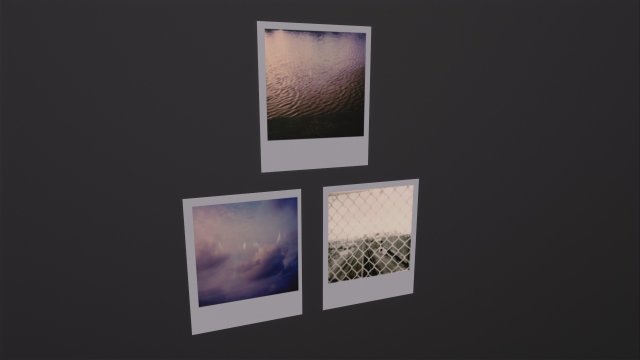 Polaroid Photos 3D मॉडल .c4d .max .obj .3ds .fbx .stl .blend 