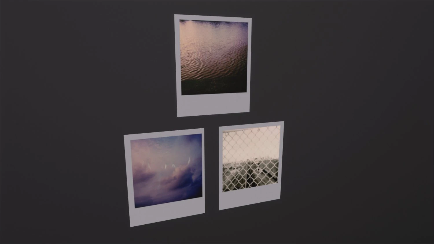 Polaroid Photos 3D Model .c4d .max .obj .3ds .fbx .stl .blend 