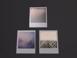 Polaroid Photos 3D Model