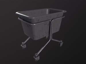 Laundry Cart 3D Model
