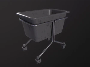 Laundry Cart 3D Model