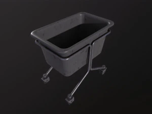 Laundry Cart 3D Model
