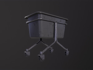Laundry Cart 3D Model
