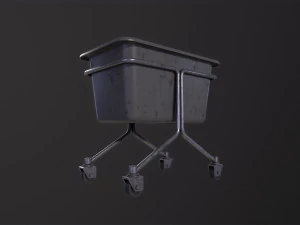Laundry Cart 3D Model