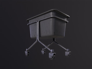 Laundry Cart 3D Model