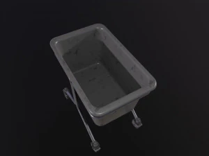 Laundry Cart 3D Model