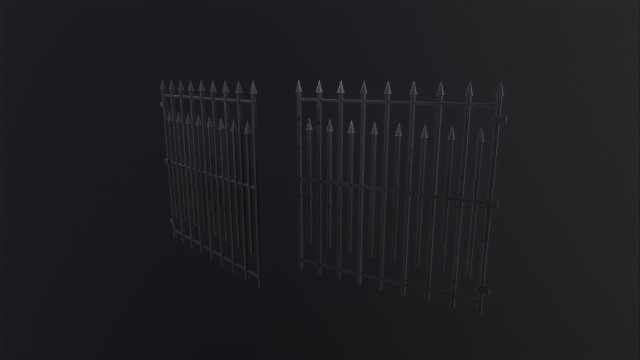 Silver Gate Modelo 3D .c4d .max .obj .3ds .fbx .stl .blend 