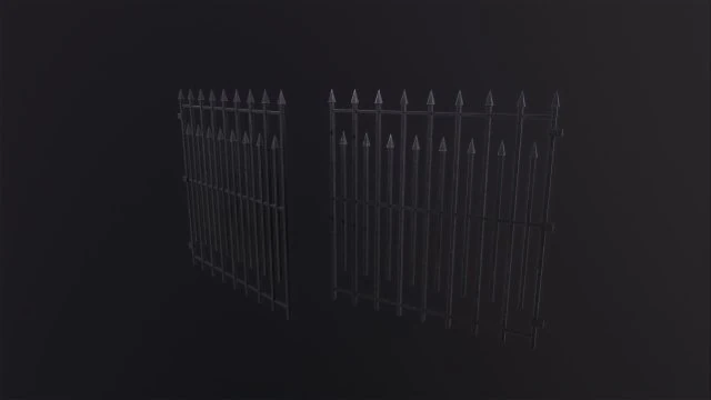 Port&atilde;o de Prata Modelo 3D .c4d .max .obj .3ds .fbx .stl .blend 