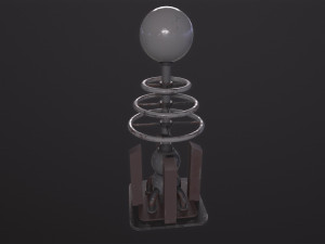 Tesla Coil Tower Modelo 3D