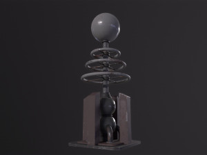 Tesla Coil Tower Modelo 3D