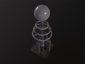 Tesla Coil Tower Modelo 3D