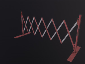 Foldable Barricade 3D Model