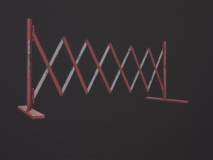 Foldable Barricade 3D Model