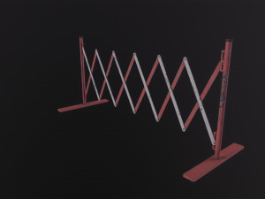 Foldable Barricade 3D Model