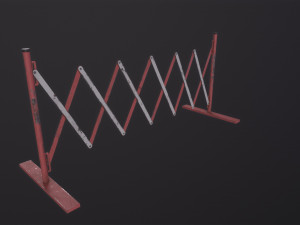 Foldable Barricade 3D Model