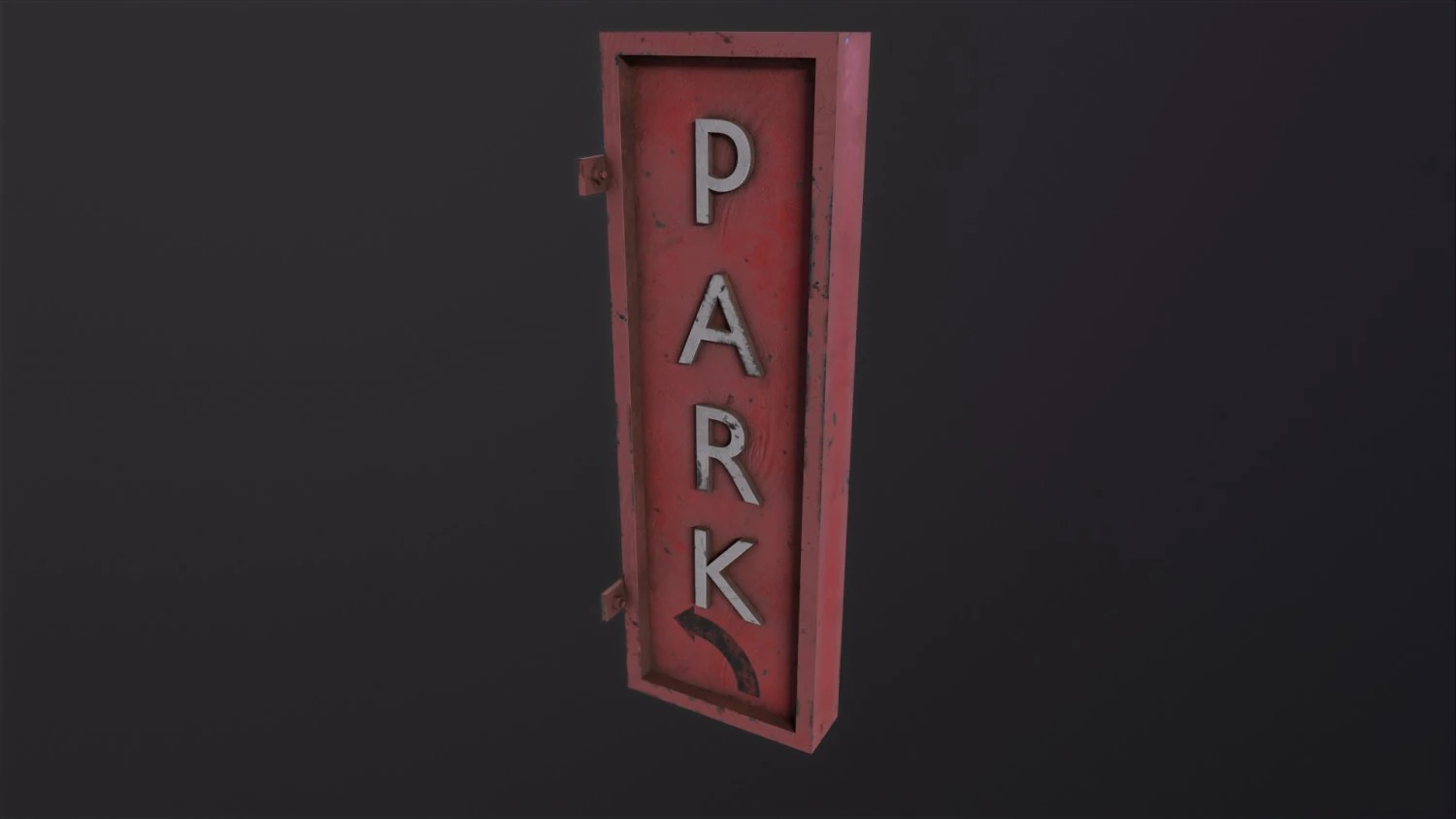 Tanda parkir Model 3D .c4d .max .obj .3ds .fbx .stl .blend 