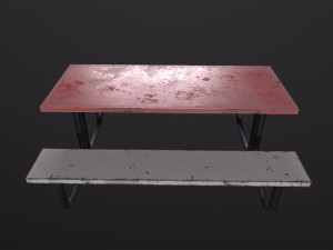 Picnic Table 3D Model